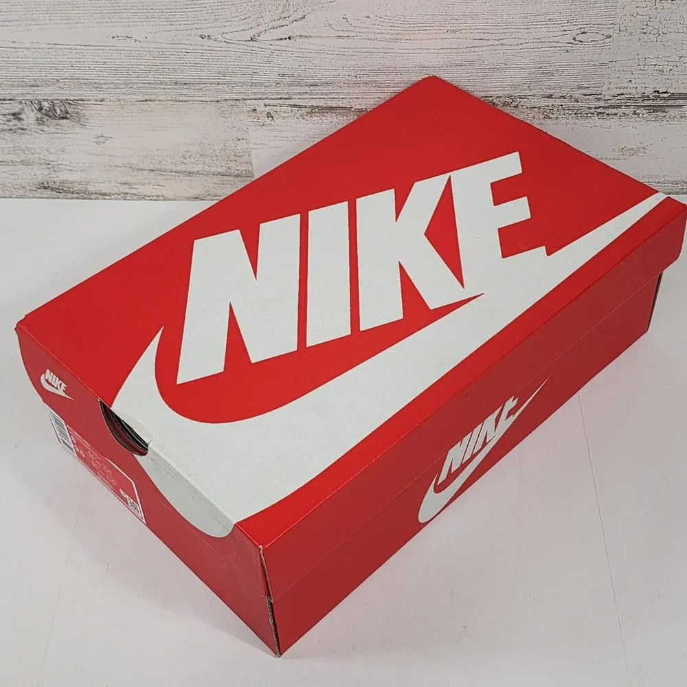 Nike Big Nike Low Mens Size 8‎ Light Smoke Grey Summit White Sneakers 355152-017